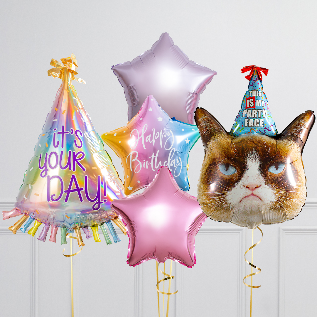 Grumpy Cat In Party Hat